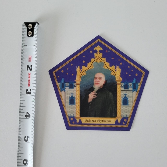 Harry Potter Chocolate Frog Hologram Card Salazar Slytherin Universal Studios - Picture 5 of 5